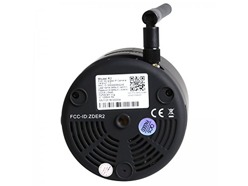 FOSCAM Caméra IP WiFi HD intérieure/extérieure infrarouge, P2P, 720p