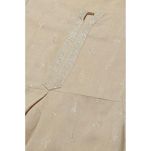 Image of Rangriti Gold Liva Flared Indie Top for Women