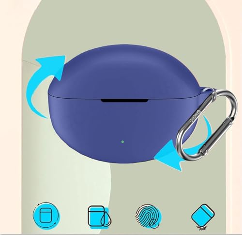 Image of Silicone Case Cover Compatible for OnePlus Nord Buds 3 | 3 Pro (Blue)