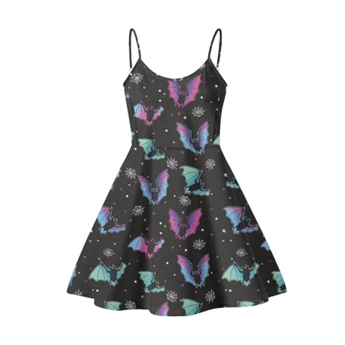 Image of Cozeyat Women Girls Summer Sleeveless Dress Casual Swing Beach Cover Up Knee Length Dresses,Large Size XS-4XL