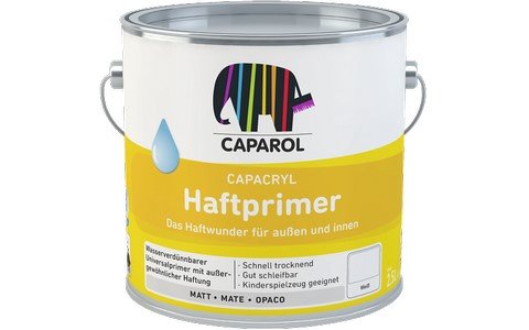 Caparol Capacryl Haftprimer Größe 2,5 LTR, Farbe tiefschwarz