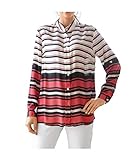 Ashley Brooke Damen Designer-Bluse, Bunt Gestreift, Größe:38
