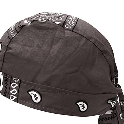 Generic Chapéus de pirata de ciclismo bandana gorro, forro de capacete durável leve e macio à prova