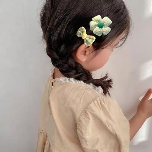 Pinzas para cabello para niñas set de 8 piezas miniatura 4