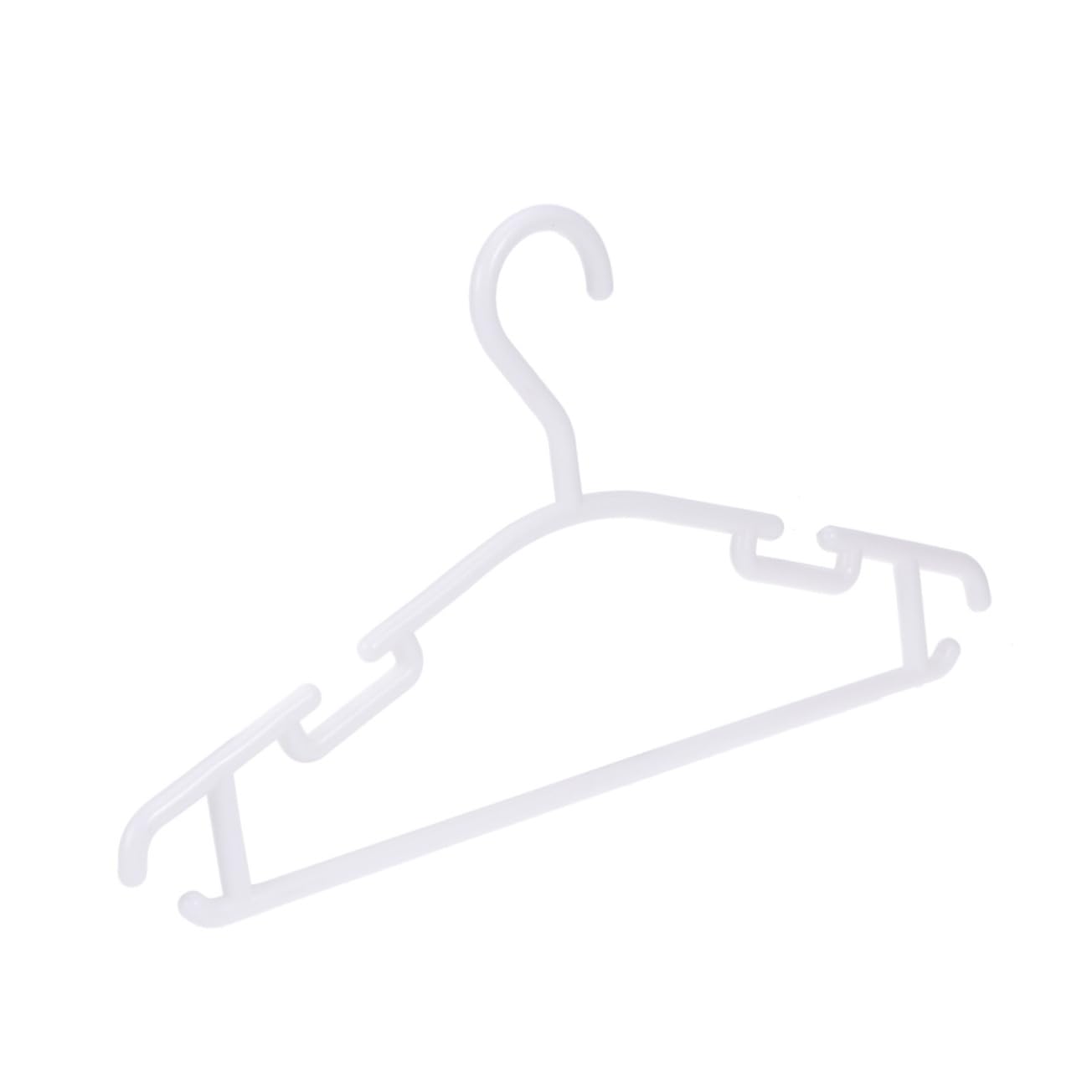 Ciieeo 10pezzi Grucce Bianche in Plastica Abs Antiscivolo Per Abiti Grucce Per Cappotti Resistenti e Durature Organizer Per Armadio Salvaspazio
