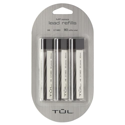 Recharges de plomb 0,7 mm HB TUL pour porte-mine lot de 3 tubes