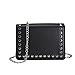 Koojawind Mode Arcuate BandoulièRe Strap Rivet Solide Couleur Sacs À BandoulièRe, Messenger Femmes ChaîNe TéLéPhone Sac Rabat Hasp Fille Paquet pour Shopping