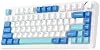 Teclado gamer inalámbrico EPOMAKER x Aula F75 Ultra con perilla, 10000mAh, intercambio en caliente, RGB, keycaps PBT, sonido cremoso, VIA, 75% para Win/Mac (azul, rosa menta) 2