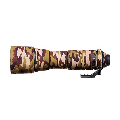 EasyCover Lens Oak   Funda protectora de neopreno para lente Tamron 150 600 mm f/5 6.3 Di VC USD modelo AO11, Marrón camuflaje, Personalizable