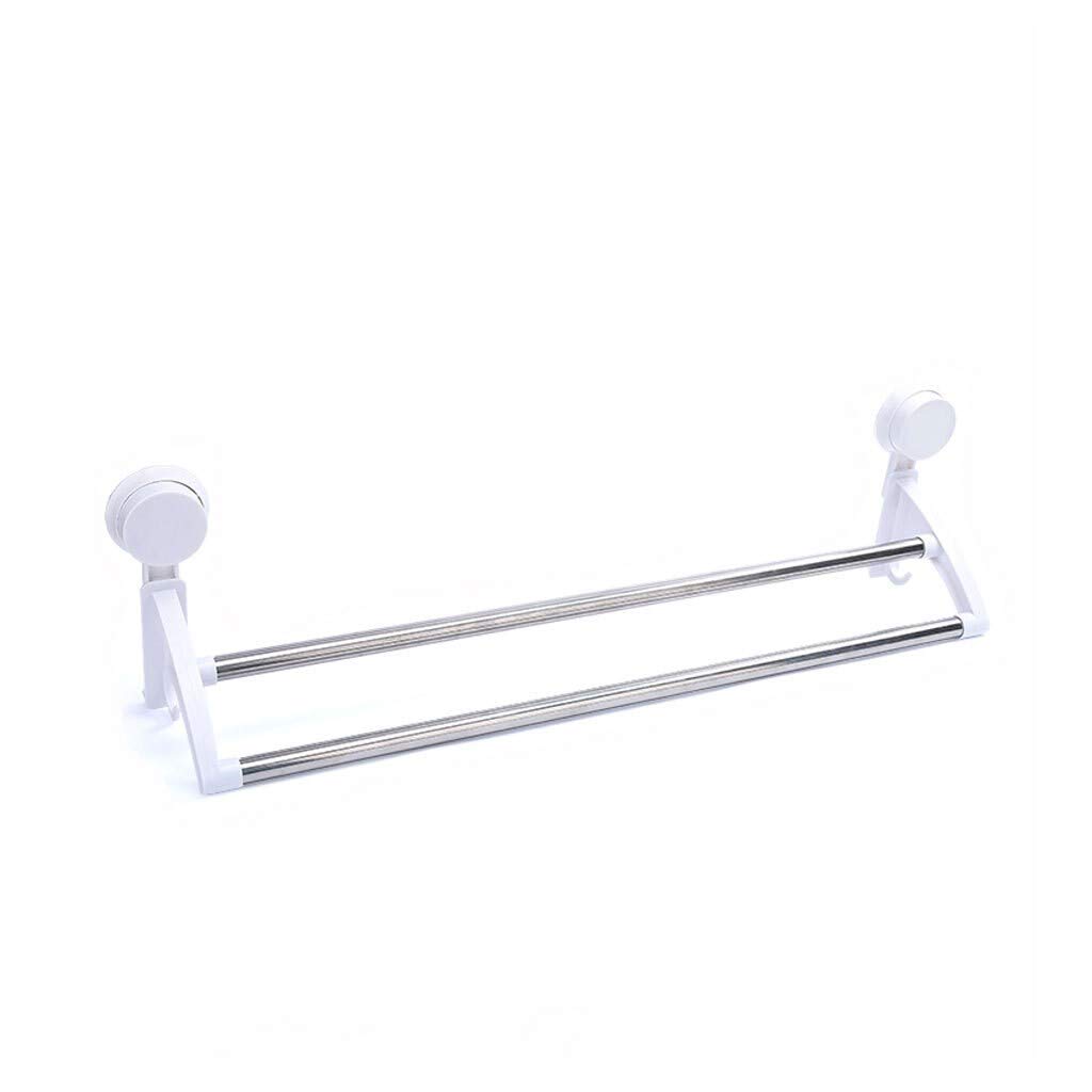 Porte-serviettes sans perçage pour organiser une petite salle de bain