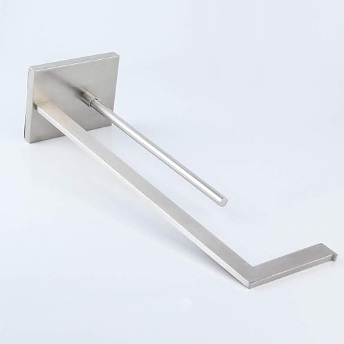 Miniatura 7 de GERZWY Soporte de papel higiénico de pie con reserva, SUS 304 acero inoxidable Lavatory Tissue Roll Holder Floor Stand Storage Brushed Finish