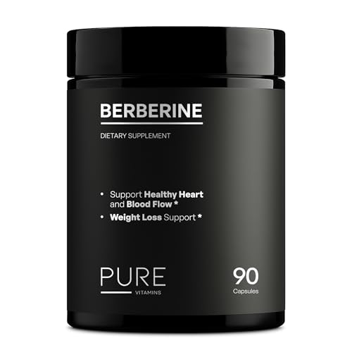 16% off - Ultra High Strength Berberine HCL 1200mg Supplements | 90 Vegan Capsules | Organic Berberine...
