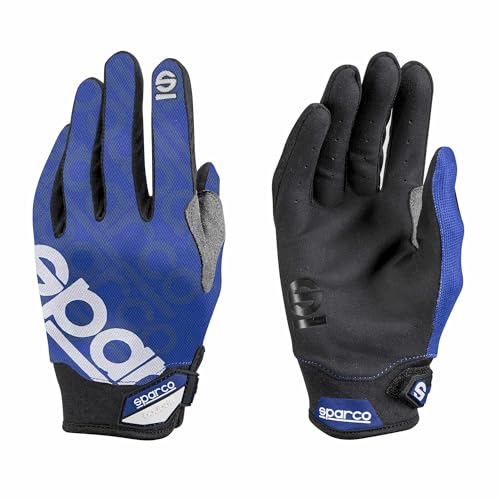 Sparco 002093AZ2M Guantes MECA 3 Talla M Azul