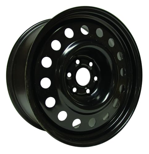 18x8 Inch Custom Wheel — Black Steel Rim