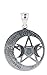 Jewelry Trends Celtic Pentacle Moon Goddess Sterling Silver Pendant