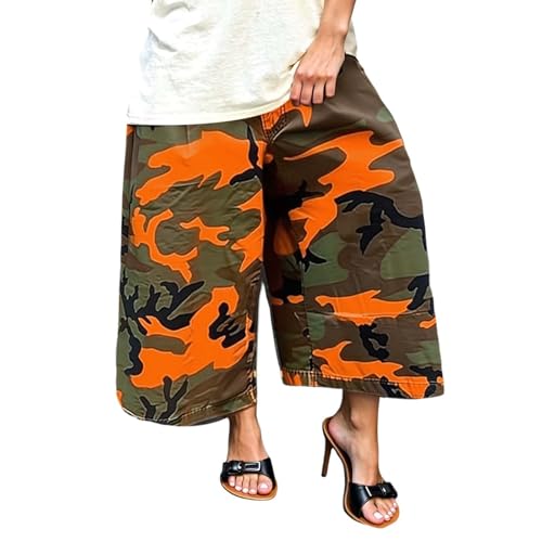 Pantalon de randonnée respirant léger et ample style streetwear camouflage