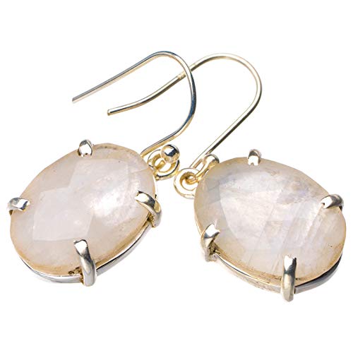 Boucles d'oreilles pierre de lune argent 925 StarGems d'exception