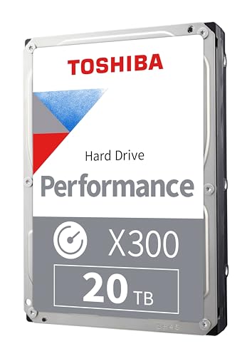 Toshiba X300 20TB Performance & Gaming 3.5-Inch Internal Hard Dri...
