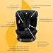 Osann Taos360 midi, 360° drehbarer Kindersitz von 76-150 cm, Reboarder mit Isofix und Top-Tether an der Basis, Baby Autositz - Black