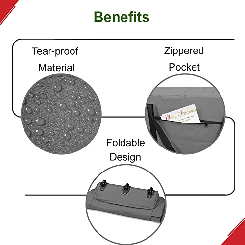 Propik Christmas Rolling Tree Storage Bag 9 Ft. | Extra Large Heavy Duty Holiday Storage Container thumb #3