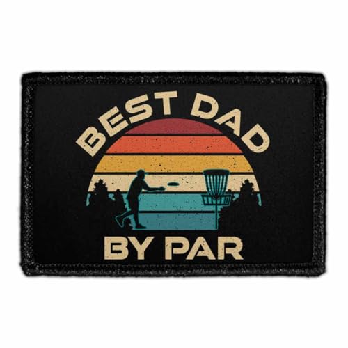 Best Dad By Par Hook and Loop Patch