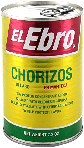 El Ebro Chorizos En Manteca/In Lard 7.2Oz Each Can 2Pack By El Ebro #TOP1