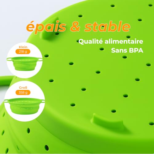 Passoire silicone sans BPA CLOVE à structure solide et robuste - 4