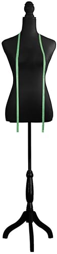 Miniatura 7 de SubSun Forma de vestido femenino con soporte de trípode ajustable, cuerpo de torso de maniquí para mujer, para exhibición, costura, decoraciones,