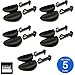 5 Pairs of Shoe Trees | 10 Premium Adjustable Length Shoes Shaper | Shoe Form Toe and Heel Guard