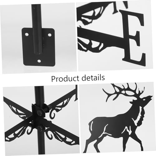 Girouette décorative pour toit de maison et grand jardin