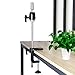 Scalable Wig stand C Clamp Mannequin Head Holder Stand Rotatable Metal Cosmetology Mannequin Head Holding Clamp Adjustable Height C-Clamp Table Clamp Holder For Hairdresser