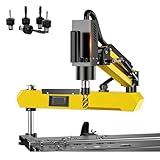 Elektrische Gewindeschneidmaschine 1200W - M3-M16 Servomotor Tapper mit 360 Grad drehbarem Arm und 3 intelligenten Modi für Maschinenherstellung und Metallverarbeitung