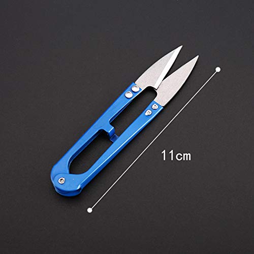 U Sewing Scissors Clippers,Embroidery Thrum Yarn Fishing Thread Beading Cutter,Mini Small Snips Trimming Nipper,Great for Stitch,Craft & DIY Supplies (12 Pcs)