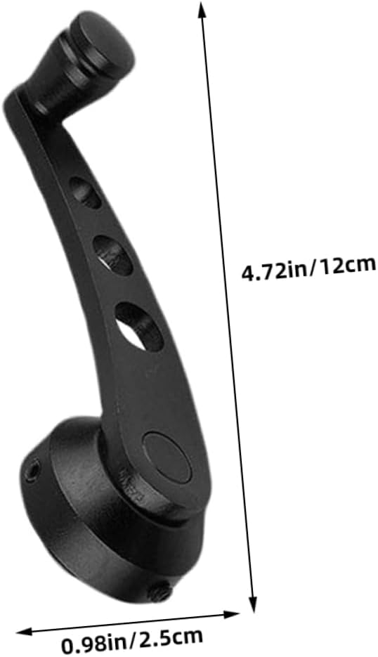 BESTOYARD 4PCS Universal Car Window Crank Handle Set Aluminum Manual Window Crank Lever Replacement for Vehicle Models