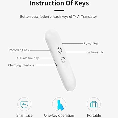 言語翻訳デバイス リアルタイム音声のクラシック言語翻訳デバイス 42言語 スマート翻訳 (色 : ブラック) ファミリー Comfo