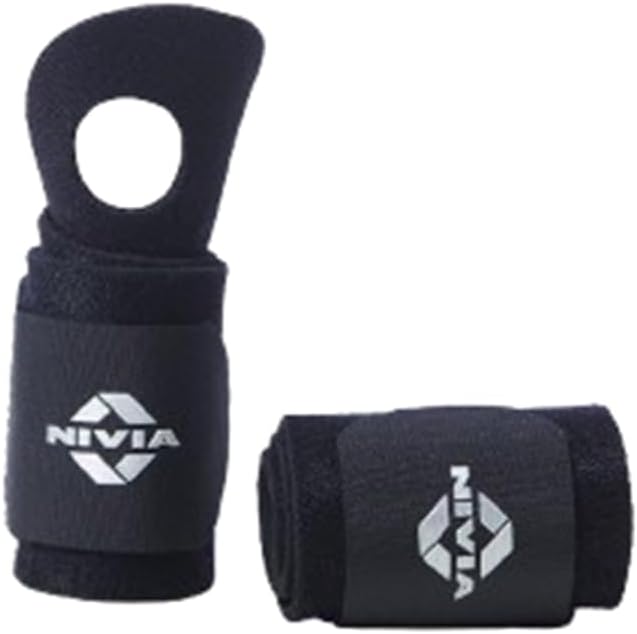 Nivia Orthopedic Wrist Support for Gym with Thumb Support, Wrist Supporter for Men and Women, for Weightlifting, Gym Accessories, Wrist wrap for Fitness Training, Made of Neoprene and Velcro