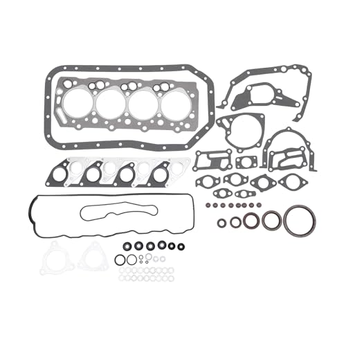 Image of Motoforti Cylinder Head Gasket Kit Engine Valve Gasket Set for Hyundai Engine.D4BH(H100)2.5TD Rubber,Metal No.2091042D00 Gray