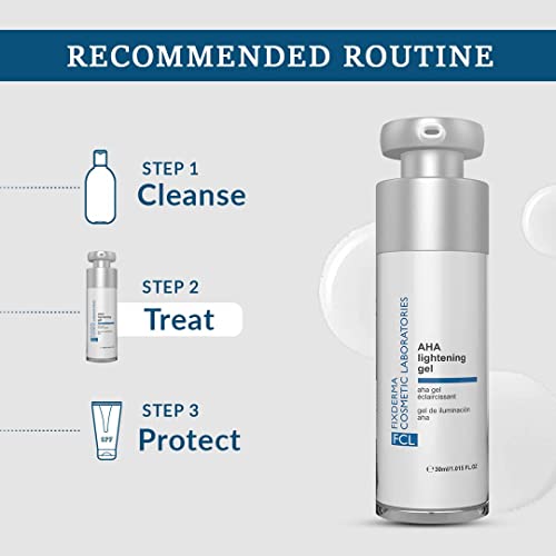 Fixderma Cosmetic Laboratories Aha Lightening Gel, Aha Serum, Skin Lightening Treatment, Non-Steroidal Formulation, Lightens The Discoloration, Promotes Lighter Skin Tone, Treats Melasma, Freckles Treatment, Safe For Long Term Use, Paraben Free, 30Ml. #TOP7