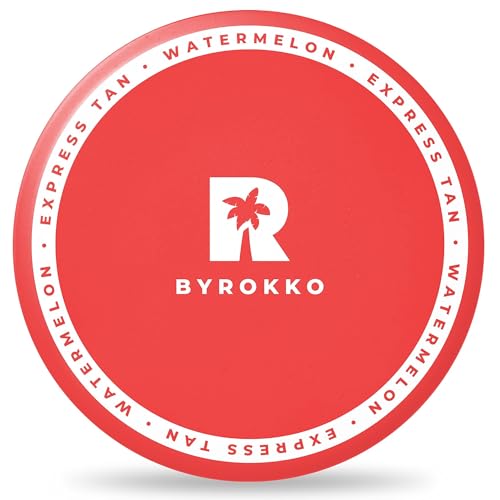 BYROKKO Shine Brown Watermelon Acelerador Bronceado, Bronceador Corporal Superrápido para un Bronceado Óptimo, Crema Bronceadora eficaz en Soláriums y Sol, Fórmula Resistente al agua, 200 ml
