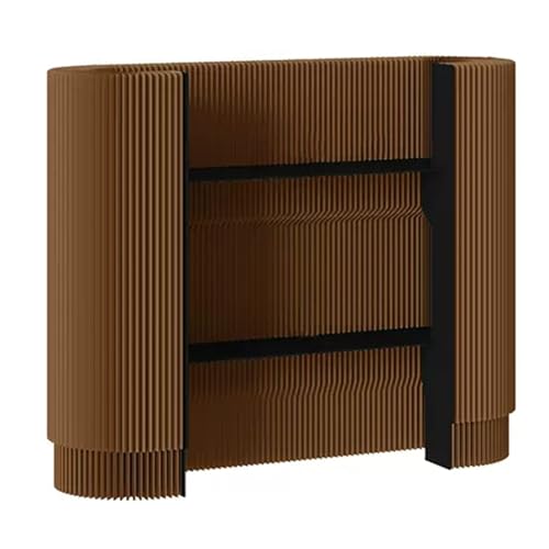 Reception Desk Counter Desks for Checkout & Retail, Modern Office Computer Front Desk, Small Cashier Retail Counter Table, for Office Boutique Spa Lobby Salon Hotel (Brown)