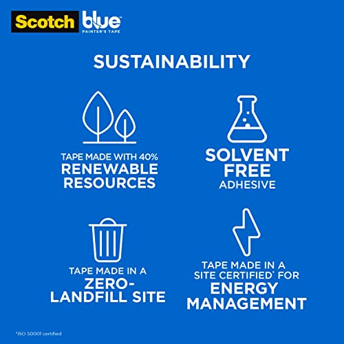 Scotchblue 2093-36Ec Painters Tape, 1.41 Inches X 60 Yards, 2093, 1 Roll, Blue #TOP1