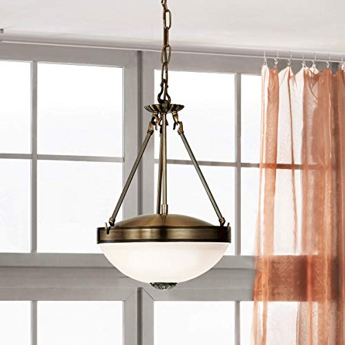 Preisvergleich Produktbild EGLO SAVOY Hängeleuchte 2-flammig, Metallguss, E27, 60 W, brüniert