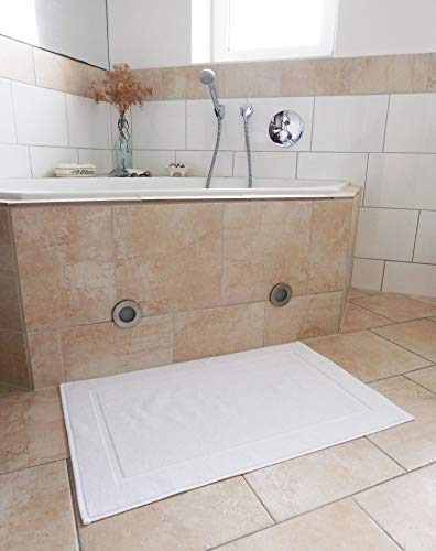 ZOLLNER set van 2 badmatten katoen, wit (andere beschikbaar), 50x80 cm - Image 6