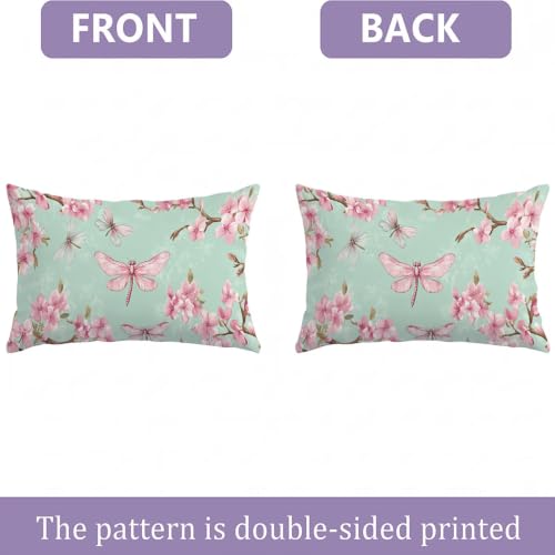 Funda cojín 40x80 lino suave Farfalla RZBZ-876 para cama 6