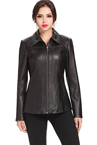 BGSD Women Ellen Lambskin Leather Jacket (Also available in Plus Size & Petite)4