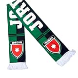 ISFIBA World Cup 2026 Soccer Scarf – 48 Teams All Teams Double-Sided Print Knit Fan Scarf Unisex (Jordan)