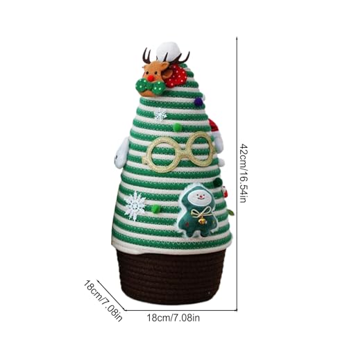 Panier de stockage de Noël compact pour décorer votre table