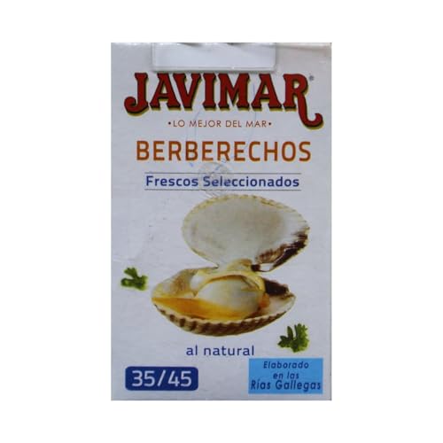 Javimar - Berberechos naturales 35/45 63 g, 9 unidades