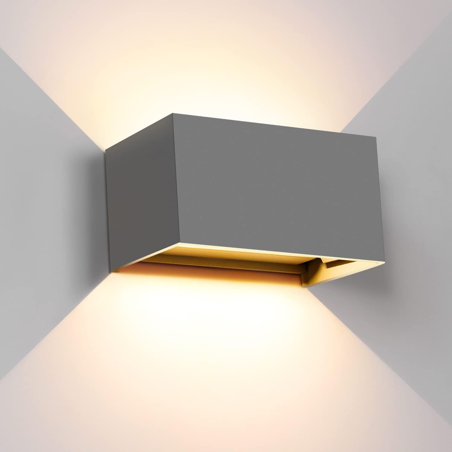 Kingwei 20W LED fali lámpa szürke szín