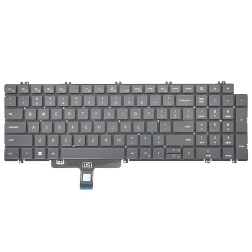 Image of Non-Backlit US Keyboard for Dell Latitude 5520 5521 5530 5531 5540